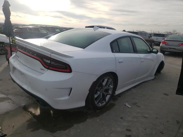 2C3CDXHG6NH153291 - 2022 DODGE CHARGER GT WHITE photo 3