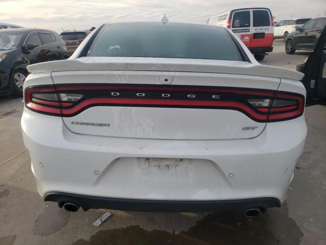 2C3CDXHG6NH153291 - 2022 DODGE CHARGER GT WHITE photo 6