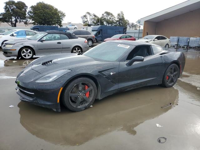 1G1YB2D78E5110314 - 2014 CHEVROLET CORVETTE STINGRAY 1LT BLACK photo 1