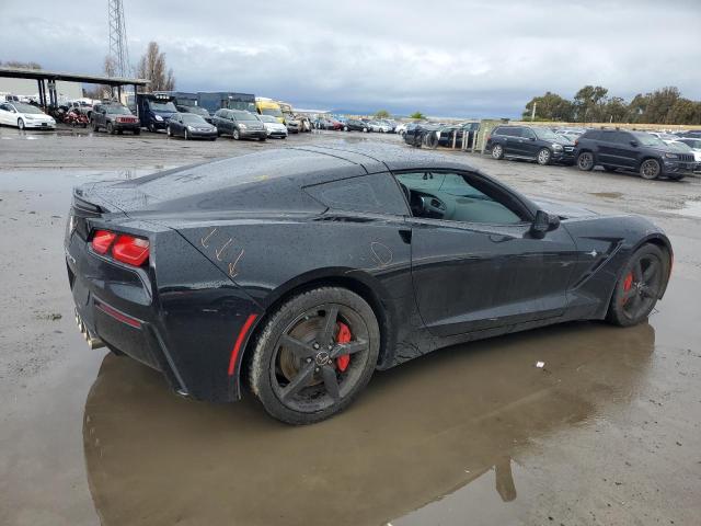 1G1YB2D78E5110314 - 2014 CHEVROLET CORVETTE STINGRAY 1LT BLACK photo 3
