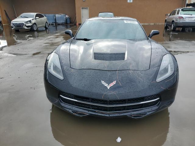 1G1YB2D78E5110314 - 2014 CHEVROLET CORVETTE STINGRAY 1LT BLACK photo 5