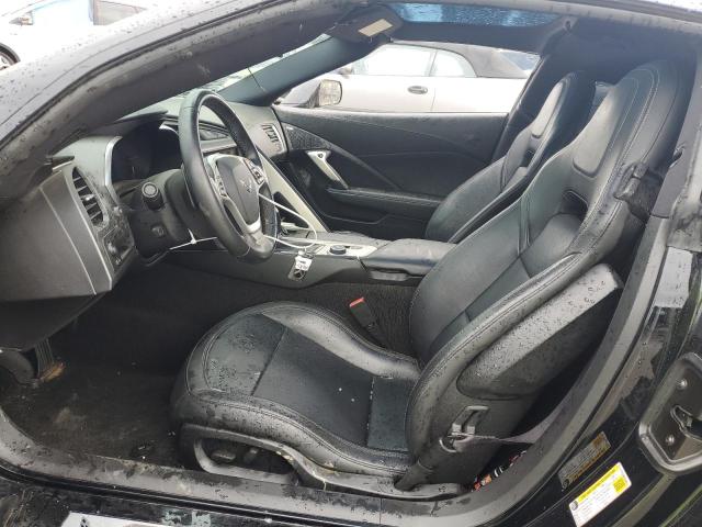 1G1YB2D78E5110314 - 2014 CHEVROLET CORVETTE STINGRAY 1LT BLACK photo 7