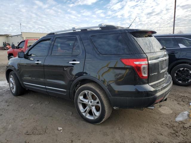 1FM5K8F88FGB81534 - 2015 FORD EXPLORER LIMITED BLACK photo 2