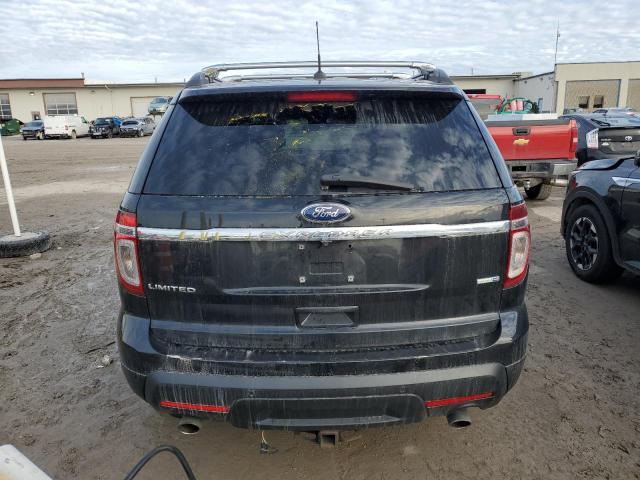 1FM5K8F88FGB81534 - 2015 FORD EXPLORER LIMITED BLACK photo 6
