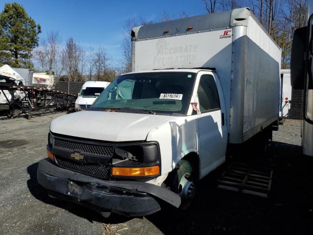 1GB3G4CG1E1160791 - 2014 CHEVROLET EXPRESS G3 WHITE photo 1