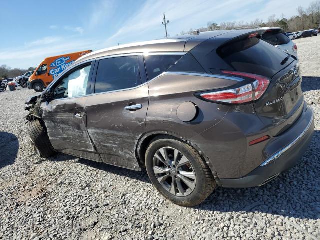 5N1AZ2MG1GN130052 - 2016 NISSAN MURANO S TAN photo 2