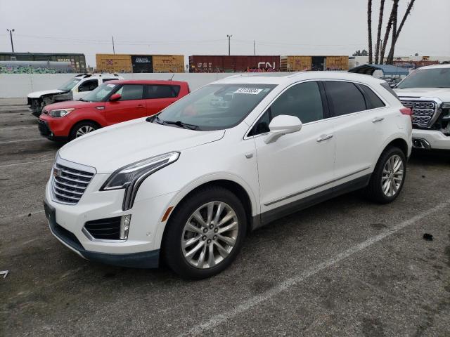 1GYKNGRS2JZ168298 - 2018 CADILLAC XT5 PLATINUM WHITE photo 1