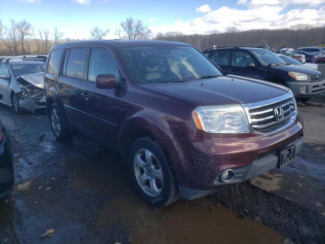 5FNYF4H57FB036643 - 2015 HONDA PILOT EXL BURGUNDY photo 4