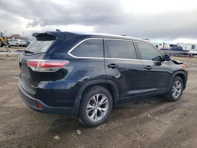 5TDJKRFH7FS174928 - 2015 TOYOTA HIGHLANDER XLE BLACK photo 3
