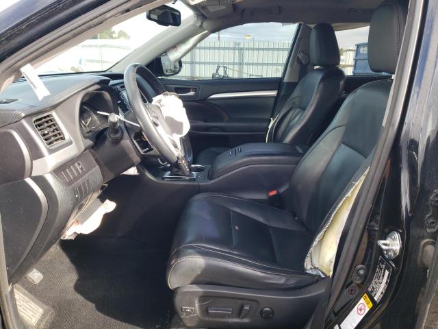 5TDJKRFH7FS174928 - 2015 TOYOTA HIGHLANDER XLE BLACK photo 7