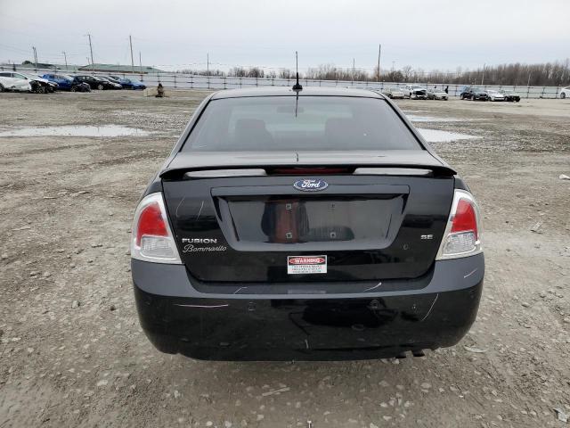 3FAHP07Z98R172600 - 2008 FORD FUSION SE BLACK photo 6