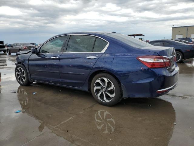 1HGCR2F98HA242501 - 2017 HONDA ACCORD EXL BLUE photo 2