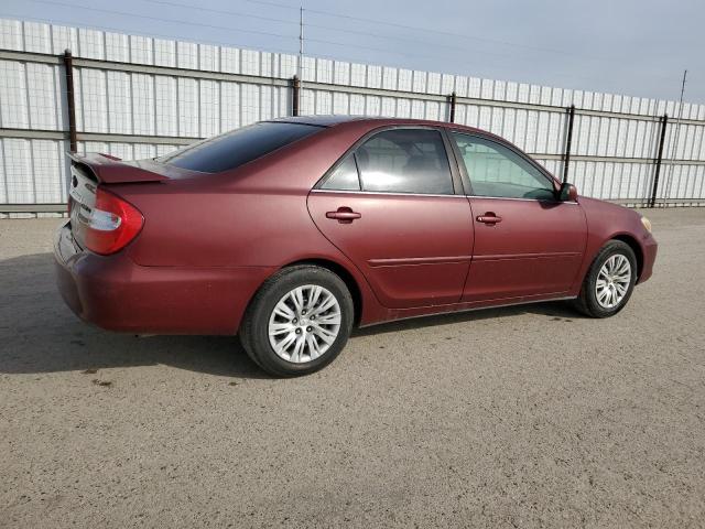 JTDBE32K930160845 - 2003 TOYOTA CAMRY LE BURGUNDY photo 3