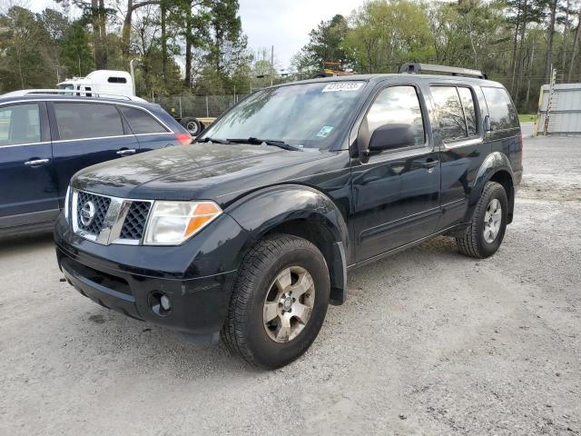 5N1AR18U66C624167 - 2006 NISSAN PATHFINDER LE შავი ფოტო 1