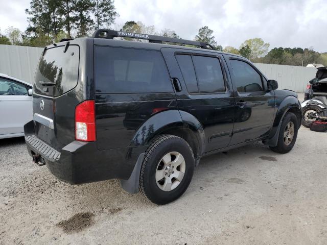 5N1AR18U66C624167 - 2006 NISSAN PATHFINDER LE შავი ფოტო 3