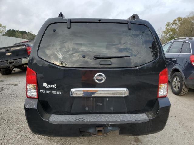 5N1AR18U66C624167 - 2006 NISSAN PATHFINDER LE შავი ფოტო 6