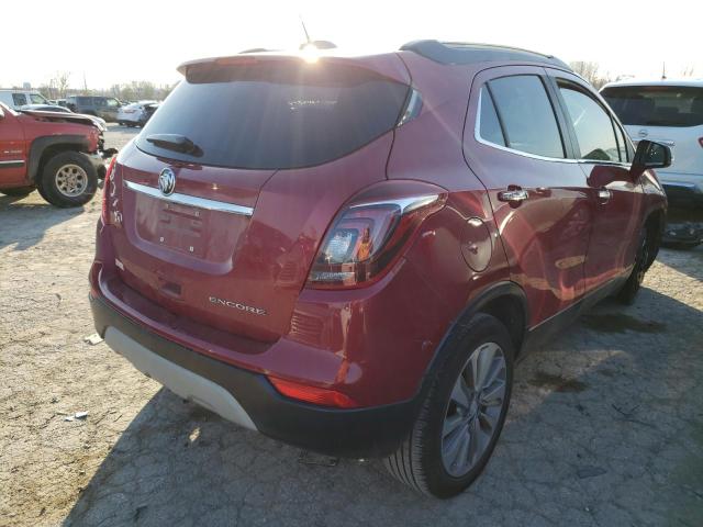 KL4CJASBXKB706621 - 2019 BUICK ENCORE PREFERRED RED photo 3