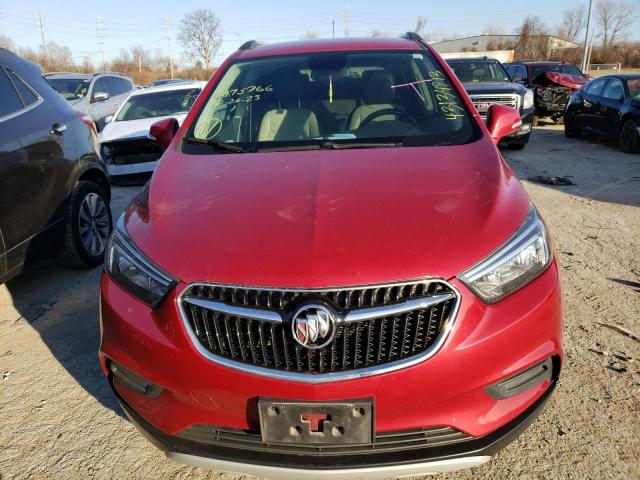 KL4CJASBXKB706621 - 2019 BUICK ENCORE PREFERRED RED photo 5