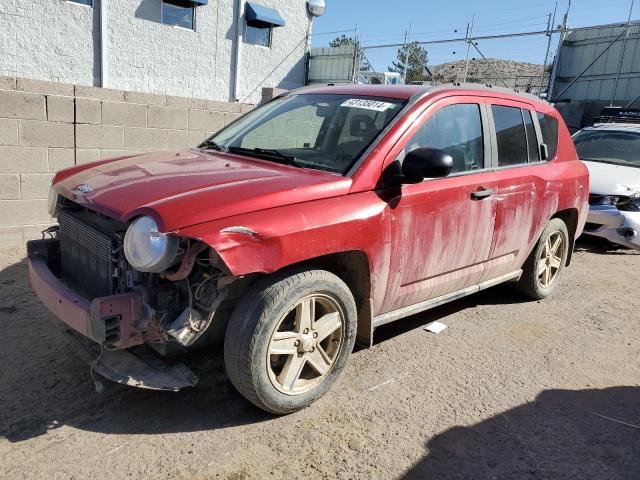 1J8FF47W67D140737 - 2007 JEEP COMPASS RED photo 1