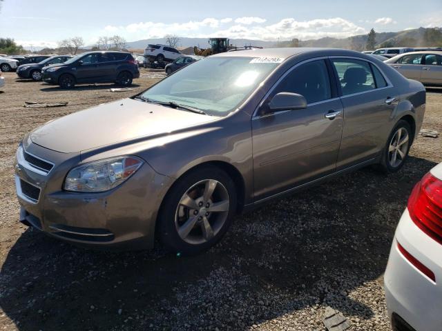 1G1ZC5E01CF274404 - 2012 CHEVROLET MALIBU 1LT GRAY photo 1
