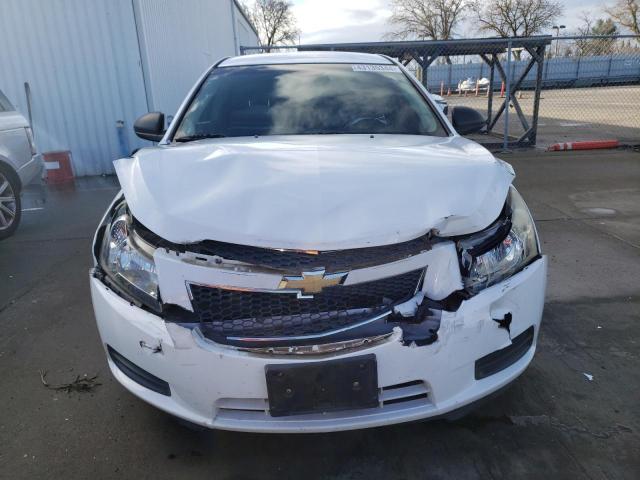 1G1PA5SG0D7265123 - 2013 CHEVROLET CRUZE LS WHITE photo 5