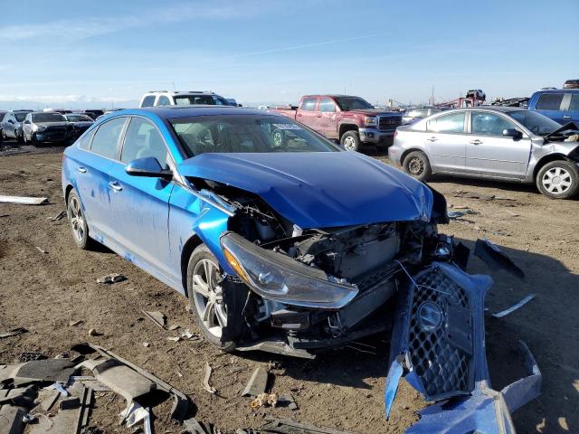 5NPE34AF0KH749314 - 2019 HYUNDAI SONATA LIMITED BLUE photo 4