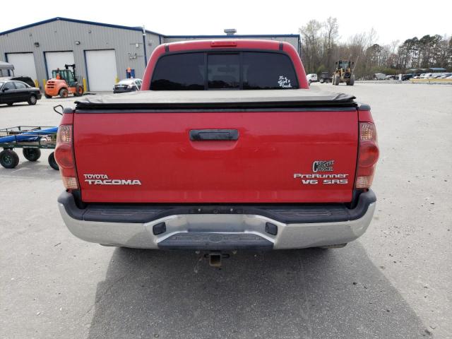 3TMJU62N48M060084 - 2008 TOYOTA TACOMA DOUBLE CAB PRERUNNER RED photo 6