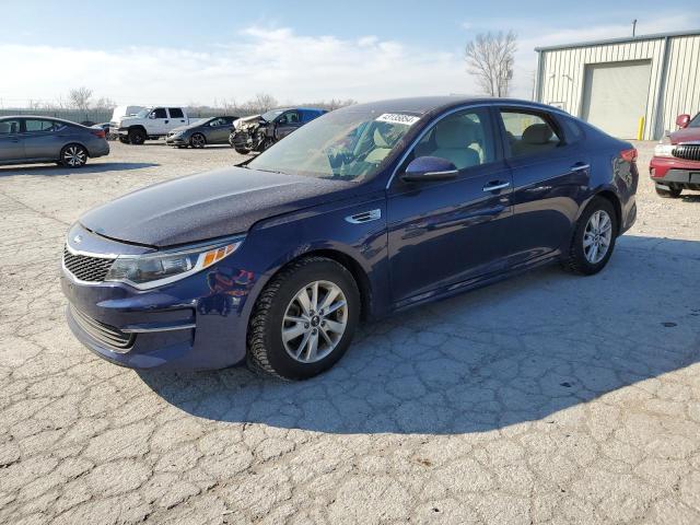 5XXGT4L36GG101698 - 2016 KIA OPTIMA LX BLUE photo 1