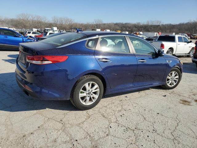 5XXGT4L36GG101698 - 2016 KIA OPTIMA LX BLUE photo 3