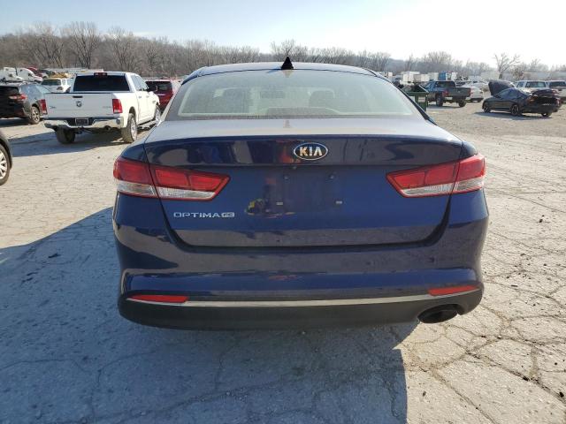 5XXGT4L36GG101698 - 2016 KIA OPTIMA LX BLUE photo 6