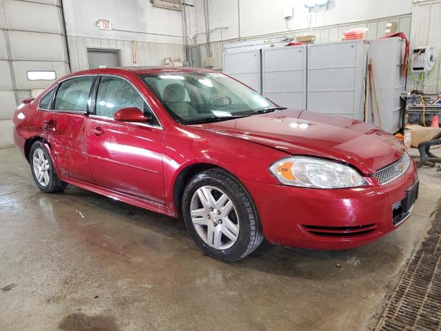 2G1WB5E32E1152385 - 2014 CHEVROLET IMPALA LIM LT BURGUNDY photo 4