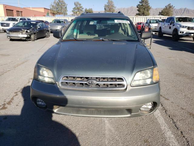 4S3BH675127662654 - 2002 SUBARU LEGACY OUTBACK AWP 绿色 照片 5