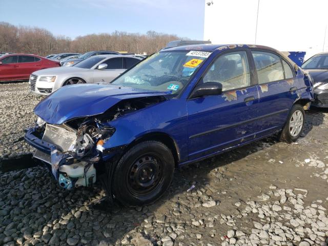 2HGES16394H611753 - 2004 HONDA CIVIC DX VP BLUE photo 1