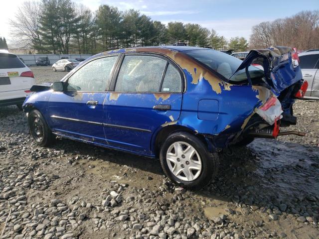 2HGES16394H611753 - 2004 HONDA CIVIC DX VP Mavi foto 2