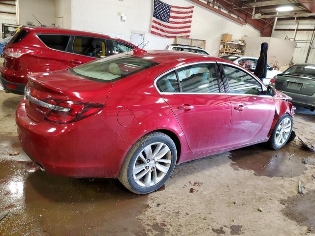 2G4GN5EX1F9260999 - 2015 BUICK REGAL PREMIUM RED photo 3