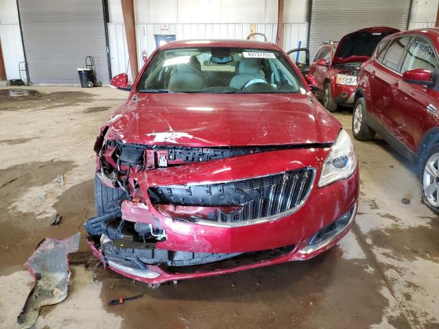 2G4GN5EX1F9260999 - 2015 BUICK REGAL PREMIUM RED photo 5