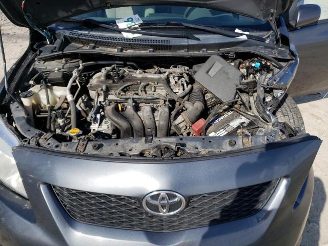 2T1BU4EE6AC237057 - 2010 TOYOTA COROLLA BASE CHARCOAL photo 11