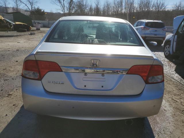 19XFA16629E009909 - 2009 HONDA CIVIC LX-S ვერცხლისფერი ფოტო 6