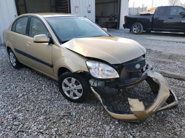 KNADE223796510388 - 2009 KIA RIO BASE GOLD photo 1