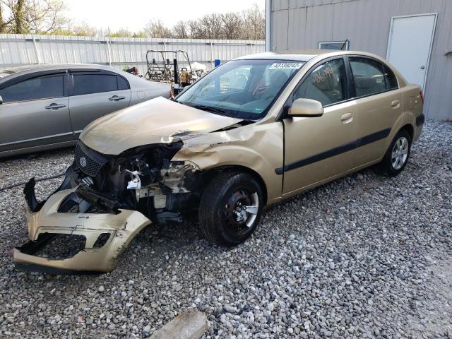 KNADE223796510388 - 2009 KIA RIO BASE GOLD photo 2