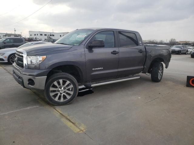 5TFEM5F17CX037209 - 2012 TOYOTA TUNDRA CREWMAX SR5 GRAY photo 1