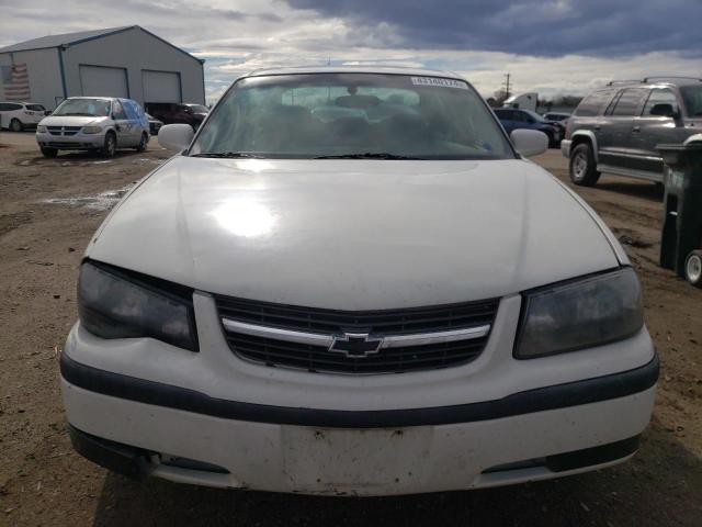 2G1WF52E649172553 - 2004 CHEVROLET IMPALA WHITE photo 5