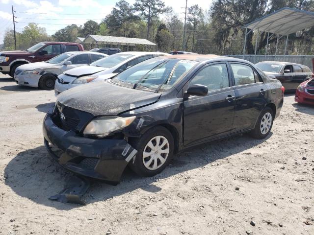 1NXBU4EE1AZ247560 - 2010 TOYOTA COROLLA BASE BLACK photo 1