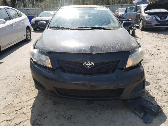 1NXBU4EE1AZ247560 - 2010 TOYOTA COROLLA BASE BLACK photo 5