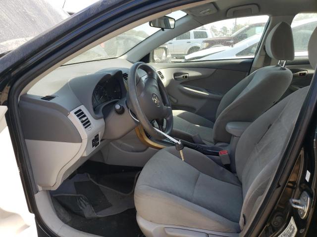 1NXBU4EE1AZ247560 - 2010 TOYOTA COROLLA BASE BLACK photo 7