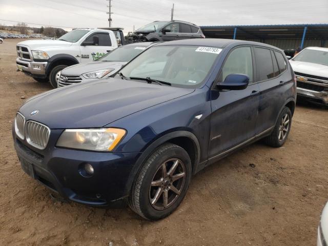 5UXWX5C5XCL726427 - 2012 BMW X3 XDRIVE28I BLUE photo 1