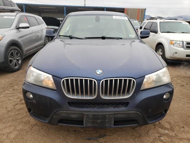 5UXWX5C5XCL726427 - 2012 BMW X3 XDRIVE28I BLUE photo 5