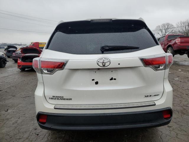 5TDJKRFH5GS277783 - 2016 TOYOTA HIGHLANDER XLE WHITE photo 6