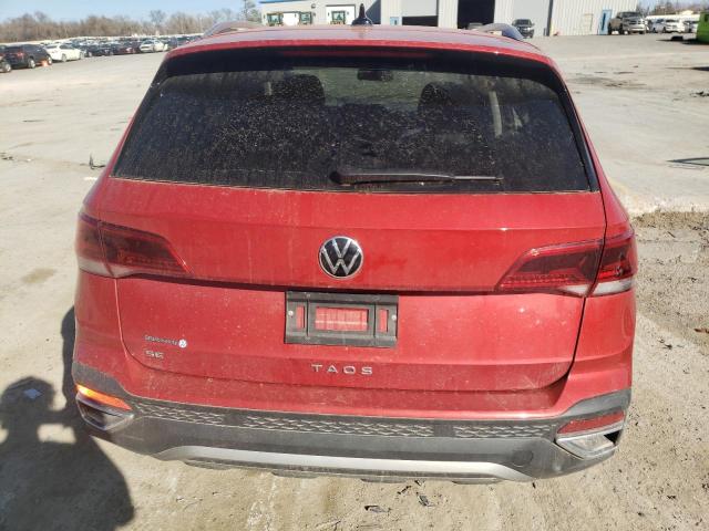 3VVRX7B25NM009373 - 2022 VOLKSWAGEN TAOS SE RED photo 6