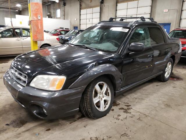 4S4BT62C057104976 - 2005 SUBARU BAJA SPORT BLACK photo 1